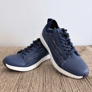 Alegria By PG Lite TRAQ Sneakers Shoes Womens Sz EU 38 US 7.5 Blue Laces